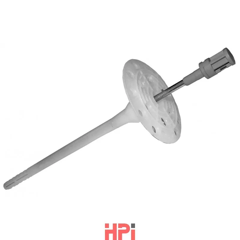 hmoždinka KEW TSD 8x240mm, talířová s ocelovým trnem, plné materiály